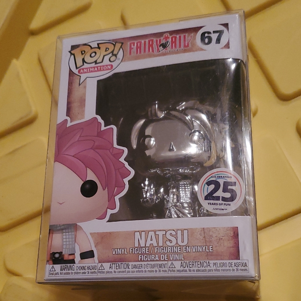 Fairytail Natsu #67 Silver Funko Pop